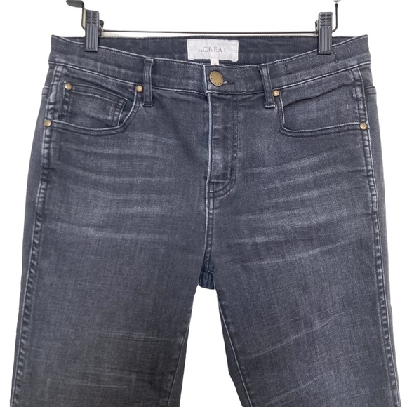The Great. The almost skinny charcoal gray jeans size 27 - Picture 3 of 7